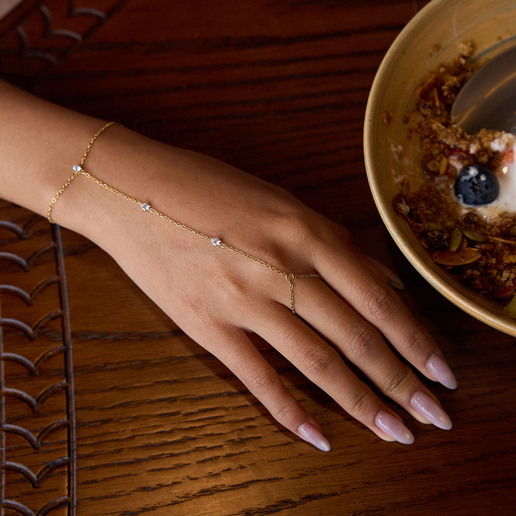 Zircon Hand Chain