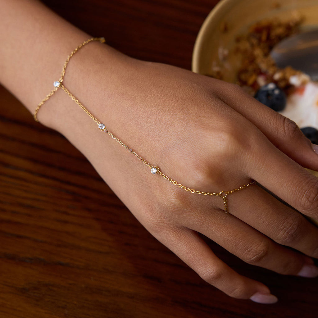 Zircon Hand Chain