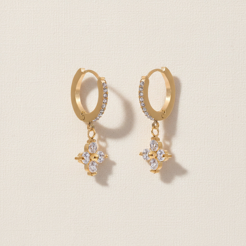 Clover Drop Hoops