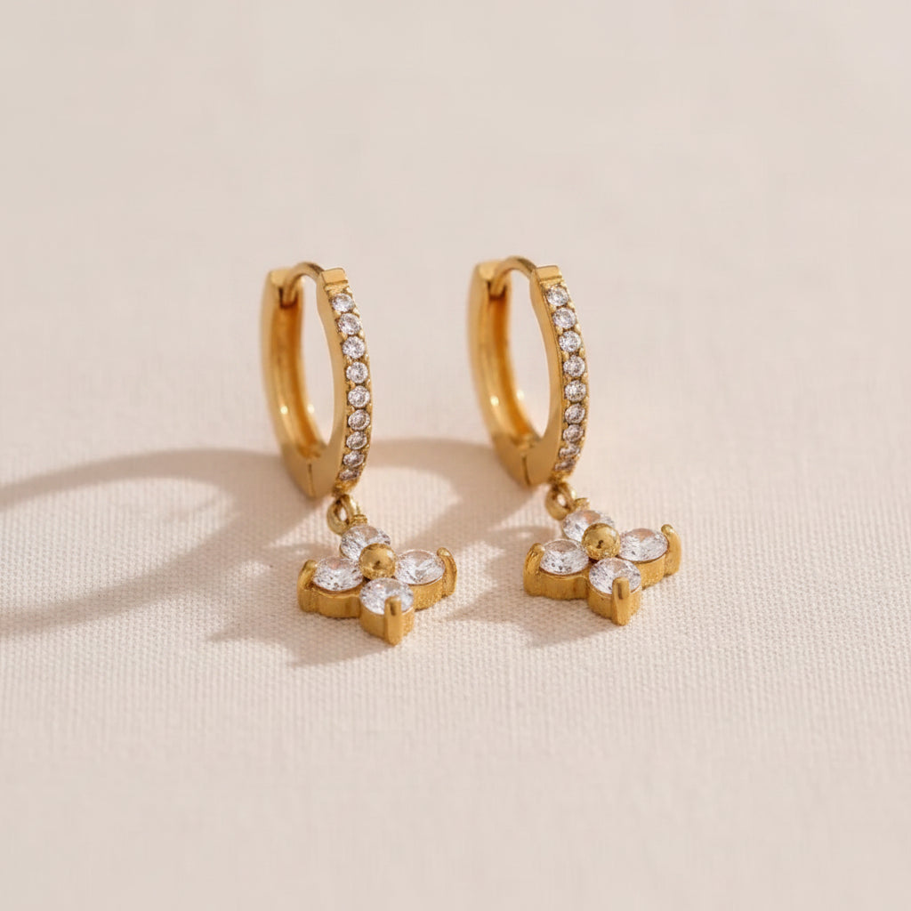 Clover Drop Hoops