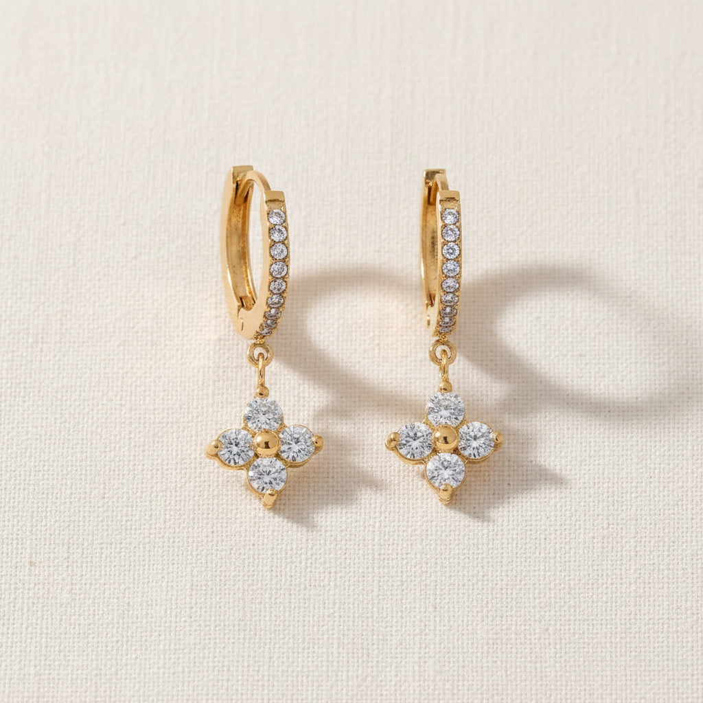 Clover Drop Hoops